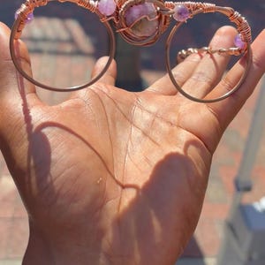 Amethyst Copper Frame Glasses