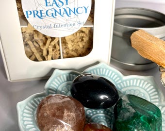 Pregnancy Crystal Kit: Easy Pregnancy, Protection, and Emotional Balance