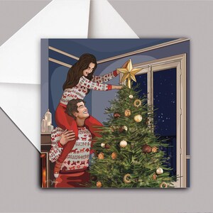 In De Stemming Voor Kerstmis. (pak van 10 ansichtkaarten)