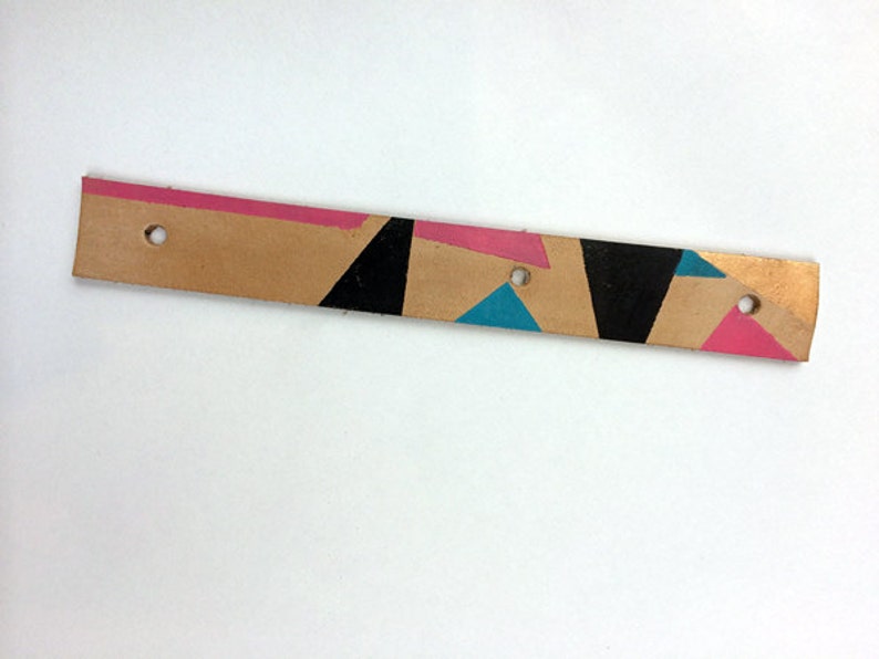 Leather Key Fob/Keychain with Swivel Clip MultiColored Etsy