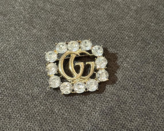 Gucci Gg Brooch - Gem Gucci Gg Brooch - Gem