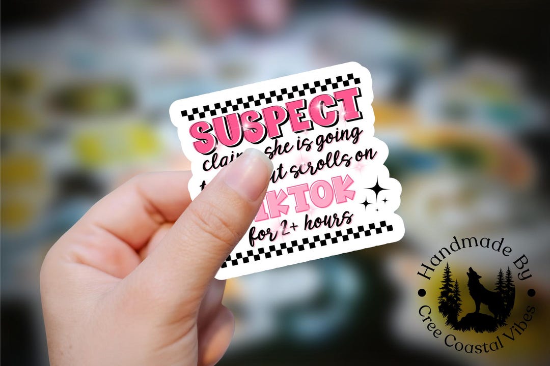 Suspects Stickers Suspect Vinyl Sticker - Etsy