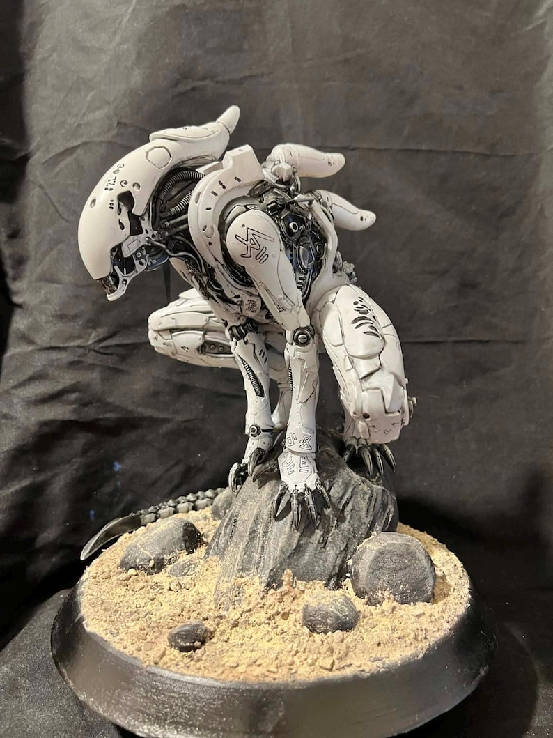 Figure Proble Bio-mechanical Alien Statue 1/6 Scale, Sci-fi Resin Collectible, Cyber ...