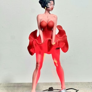 Betty Boo em escala 1/6 / luminária de mesa e difusor de óleos essenciais