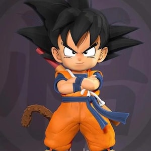 Little Saiyan Warrior – 25cm Custom Action Figure