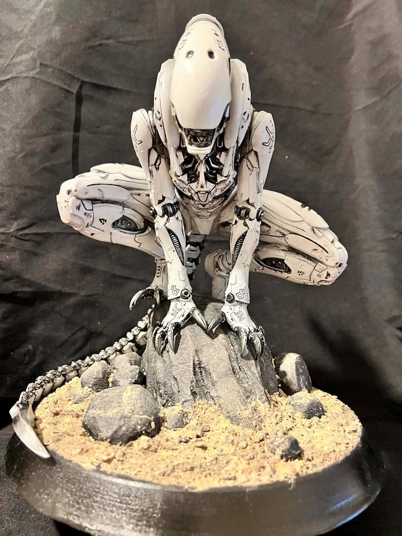 Figure Proble Bio-mechanical Alien Statue 1/6 Scale, Sci-fi Resin Collectible, Cyber ...