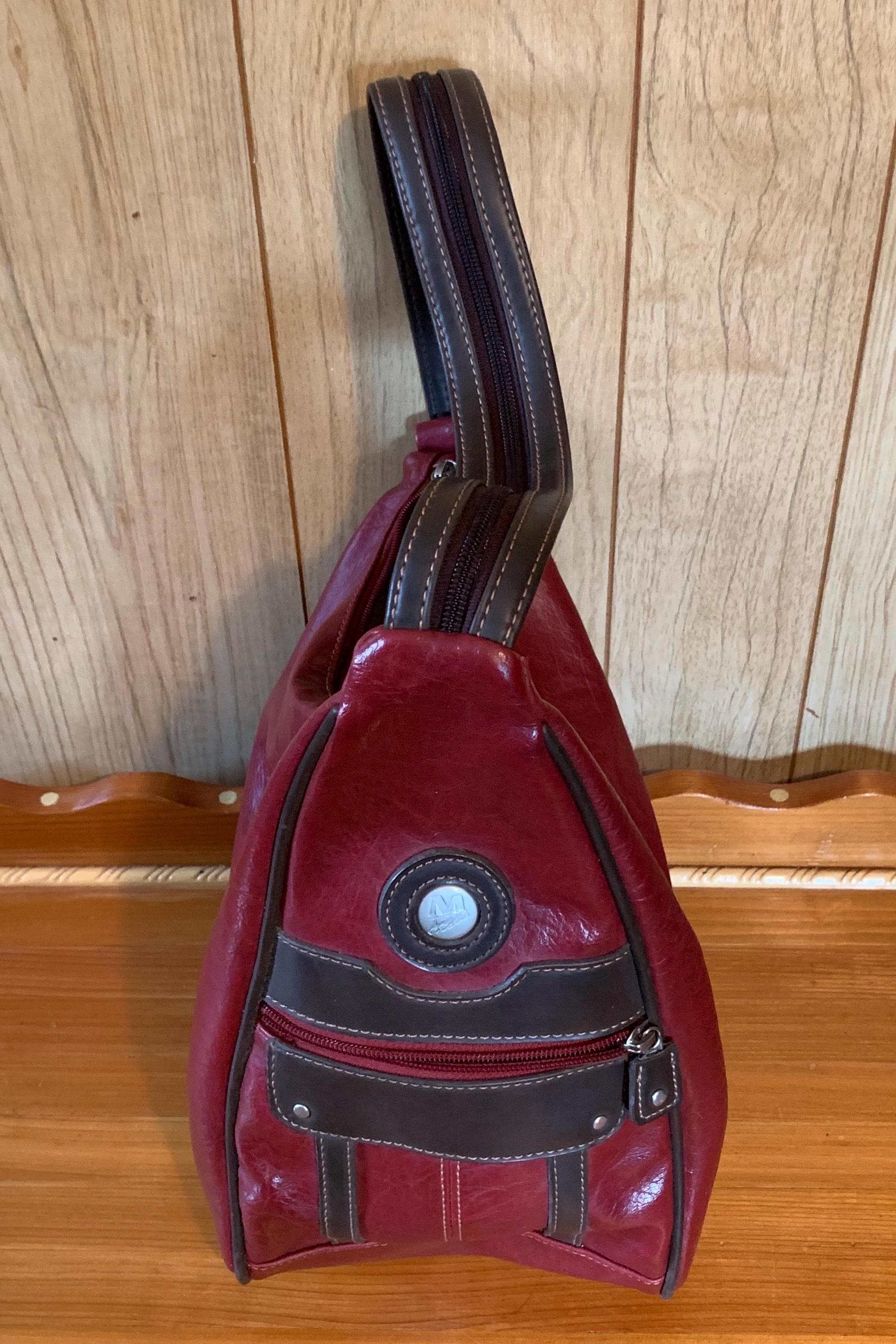 Mouflan Sacs Canada Vintage Leather Convertible Slingback Purse