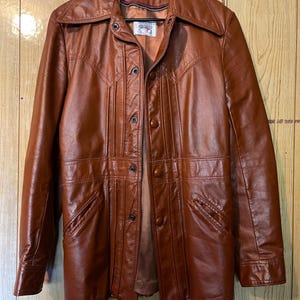 Vintage Canada Leather Jacket - Etsy Canada