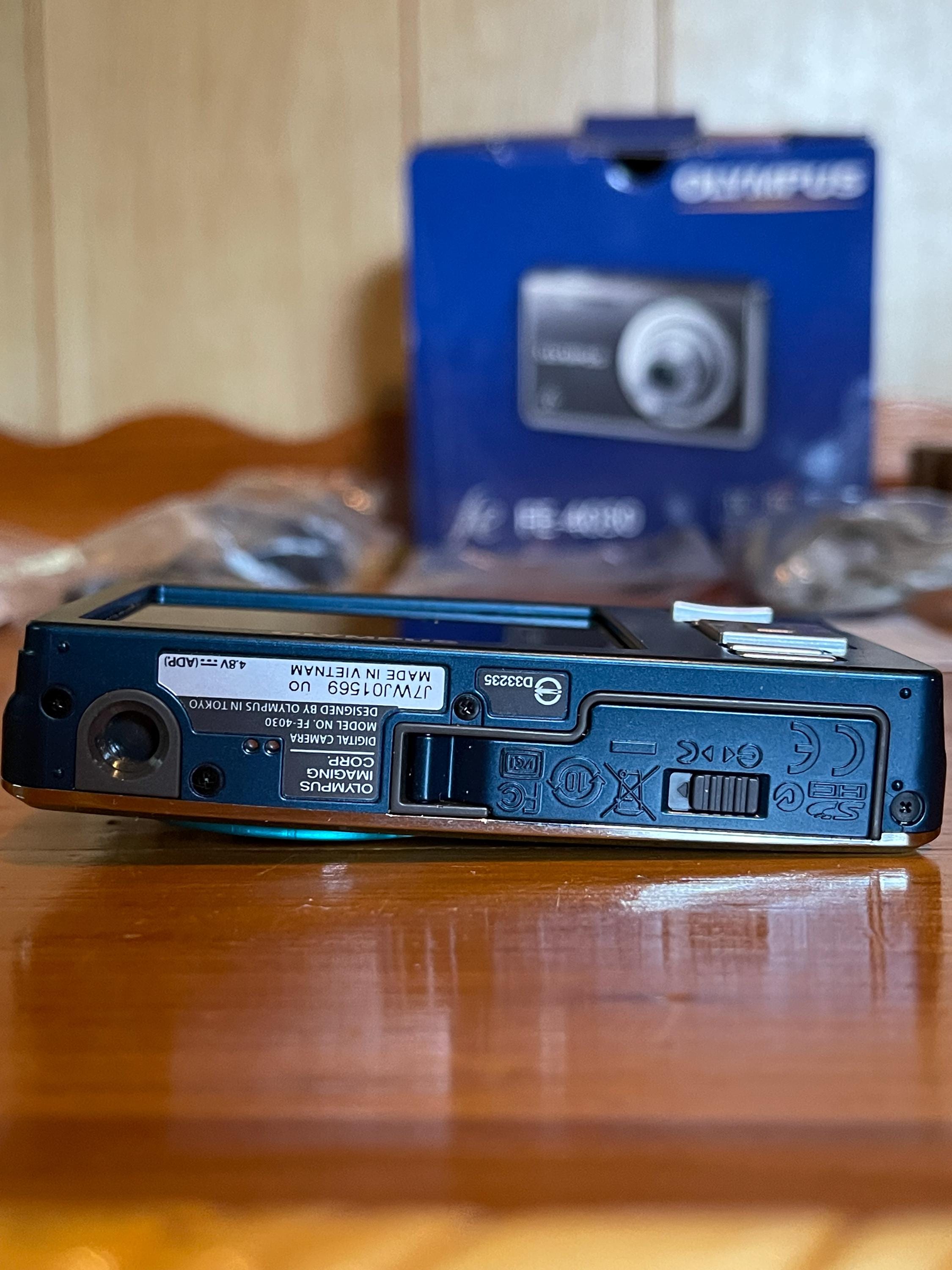 Olympus FE-4030 Digital Camera: Turquoise Blue, Original Box - Etsy