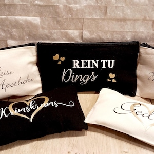 Kosmetiktasche, Tasche, Geschenk, Schminktasche, Reiseapotheke,  Kleinkram, Gedöns, Mädelskram