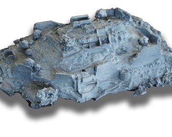 Castello di Termes (modello 3D - Decorazione - Dipingere o no)