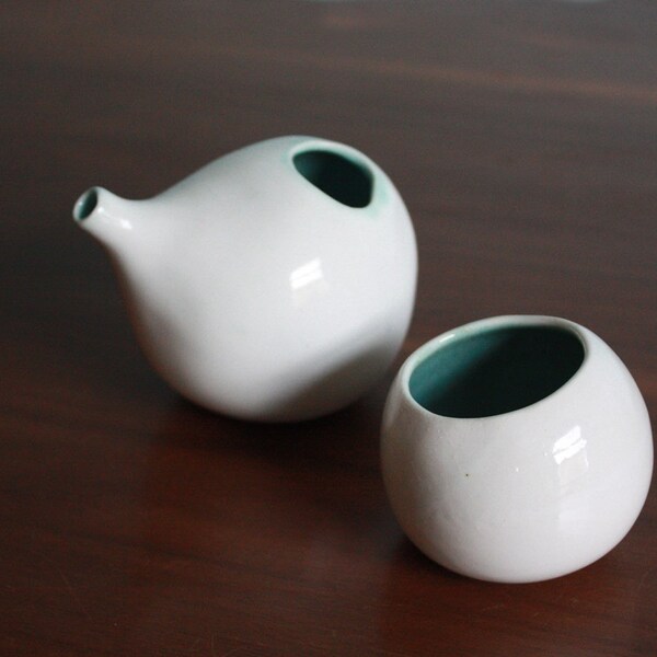 Porcelain Creamer & Sugar Set