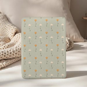 Retro Floral Pattern Kindle Case, Paperwhite 12th Case, All New Kindle Colorsoft, Paperwhite 11th 6.8&quot; 10th 6&quot; Cover, Kindle 2022 2024