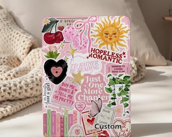 Pink Aesthetic Collage Kindle Paperwhite 12th Gen 7 Case Auto Wake/Sleep Kindle Cover Colorsoft Kindle 11th 2024 Cover Case Bookish Gift