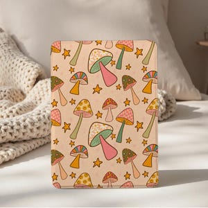 Coloful Art Mushroom Kindle Case, Paperwhite 12th Case, All New Kindle Colorsoft, Paperwhite 11th 6.8&quot; 10th 6&quot; Cover, Kindle 2022 2024