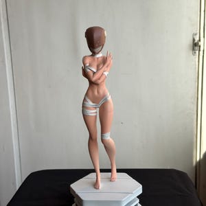Lucy (Elfen Lied) 3D Printed Figure / Statue Hand Painted. Girl anime