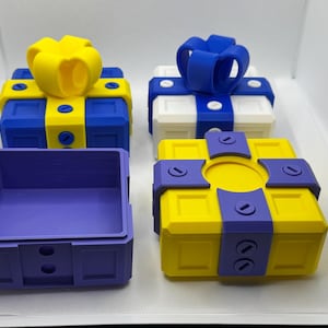 Small Annoying Gift Box with 12 screws -Christmas Gift Box- Birthday Gift Box-Puzzle Box one and half  inches deep.....free shipping!!!!!
