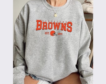 vintage cleveland browns sweatshirt