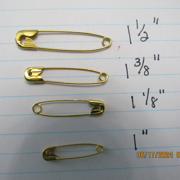 Colored Safety Pins Etsy