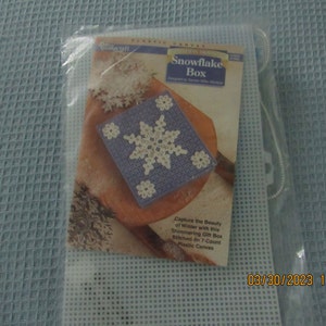 Snowflake Box Kit by the Needlecraft Shop
