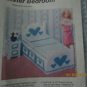 barbie&#39;s little sister bedroom set kit