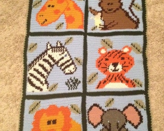 Pattern- Safari Afghan