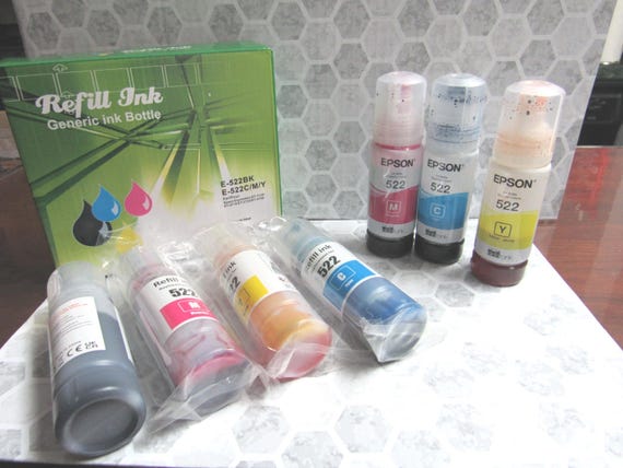 epson smart tank refill ink #522