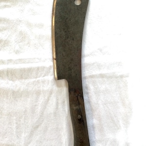 Vintage 9” Meat Cleaver International Edge Tool Company 15” long, wood handle, sharp cutting edge