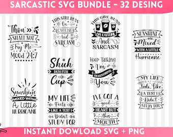 Sarcasm Svg Bundle, Sarcastic Bundle Svg, Sarcastic Svg Bundle, Funny Svg Bundle, Sarcastic Sayings Svg Bundle, Sarcastic Quotes Svg