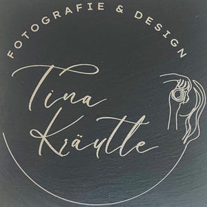 Schieferplatte individualisiert, Geschenkidee individualisiert, Laserdesign auf Schiefer, Schiefer, Deko modern