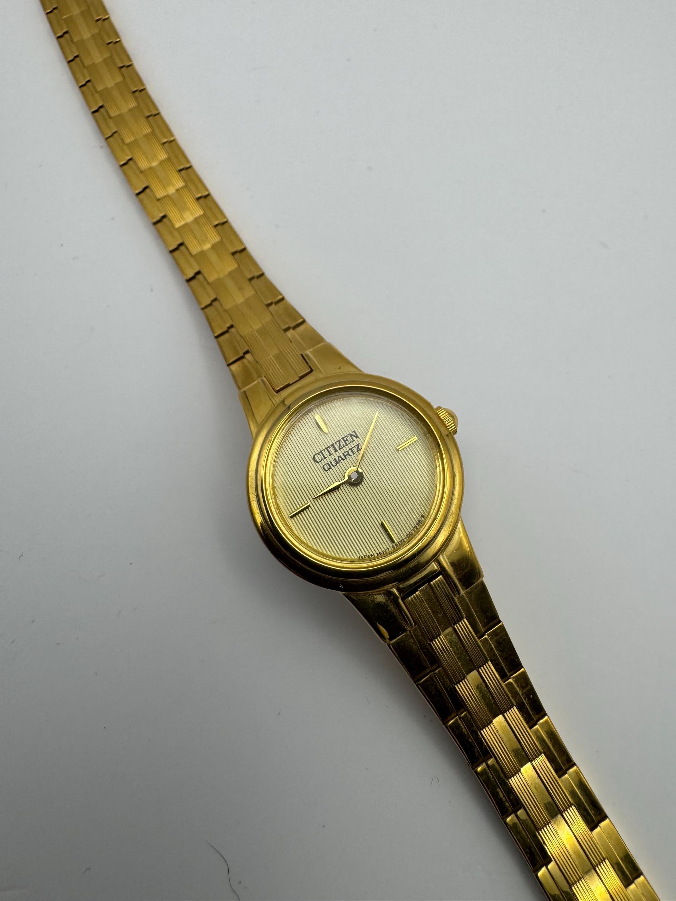 CTIZEN ゴールド時計 Citizen gold watch - Etsy 日本
