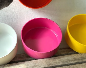 Vintage Heller Vignelli 4 Bowls Multi-Color Pop Mod