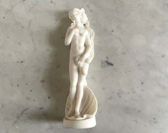 Vintage Birth of Venus Figure A. Santini Goddess Figurine Classic Parisian Apartment