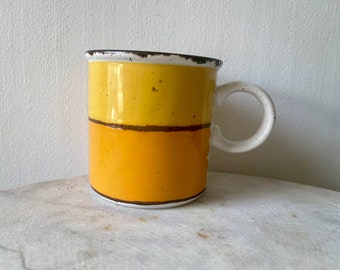 Vintage Midwinter Stonehenge Sun Large Coffee Mug 1970s