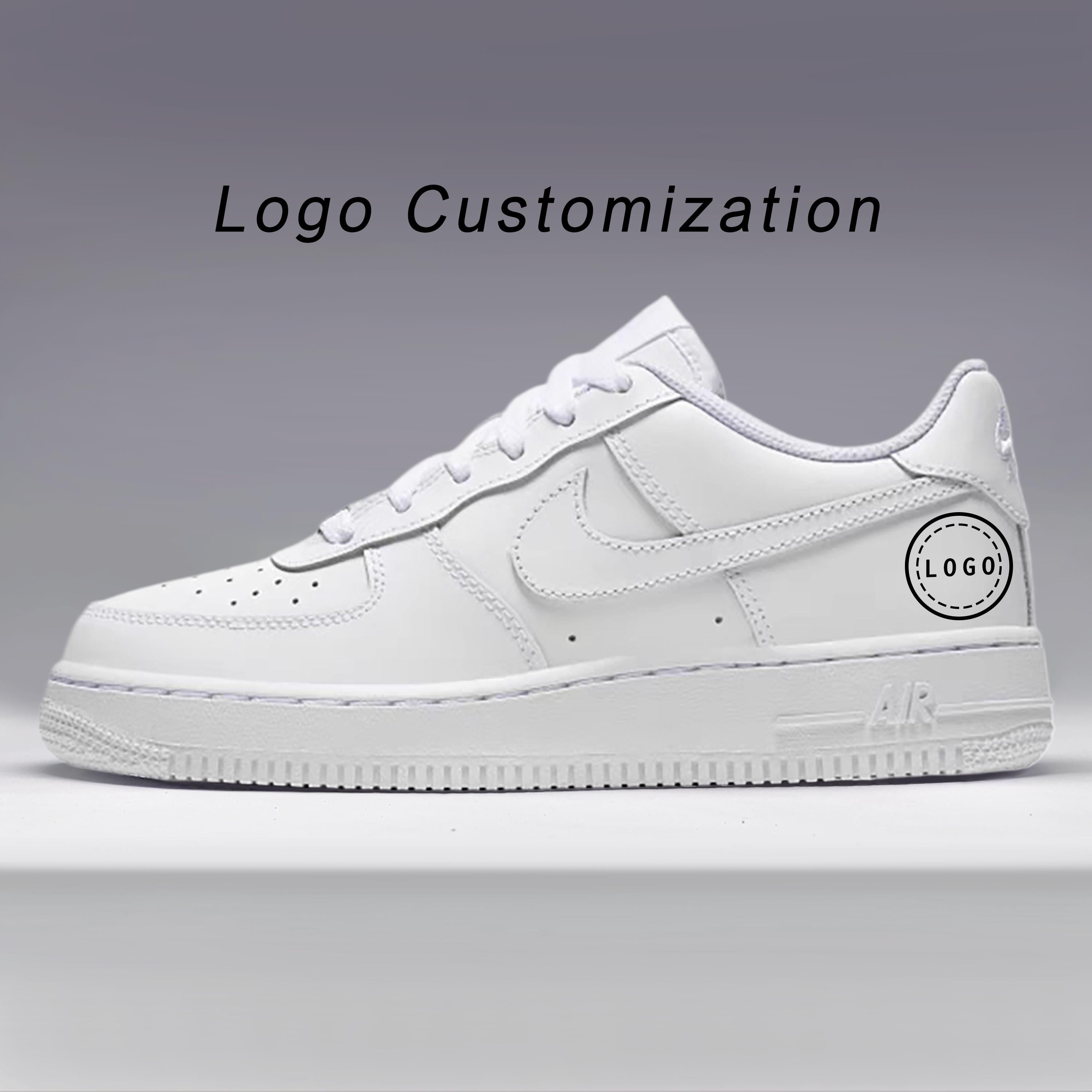 Custom Air Force 1 Hand-Painted Logo Shoes-Batch Sneakers Design,Team…