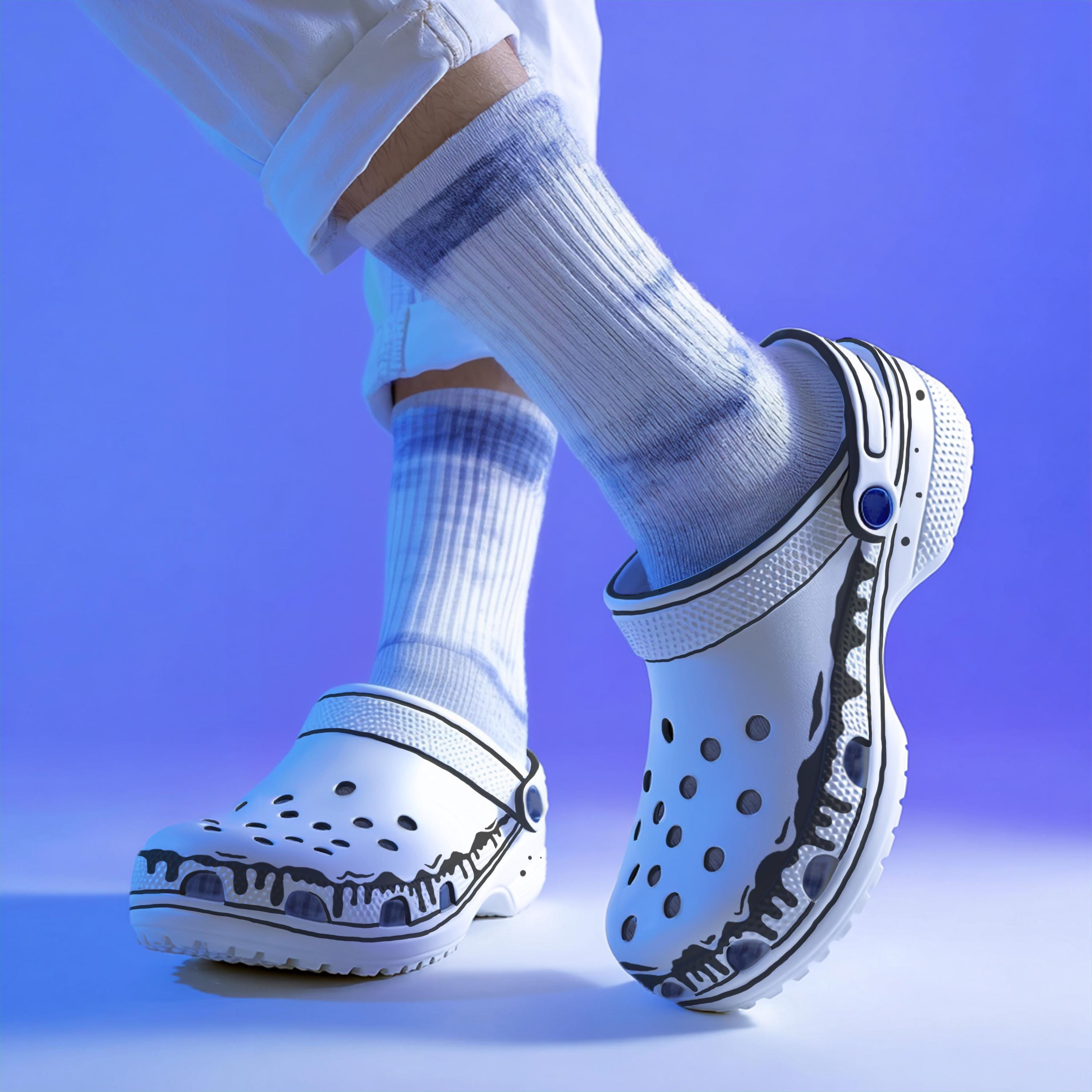 Custom Kids/adults Crocs: Hand-painted Clogs,handpaintedcolored ...