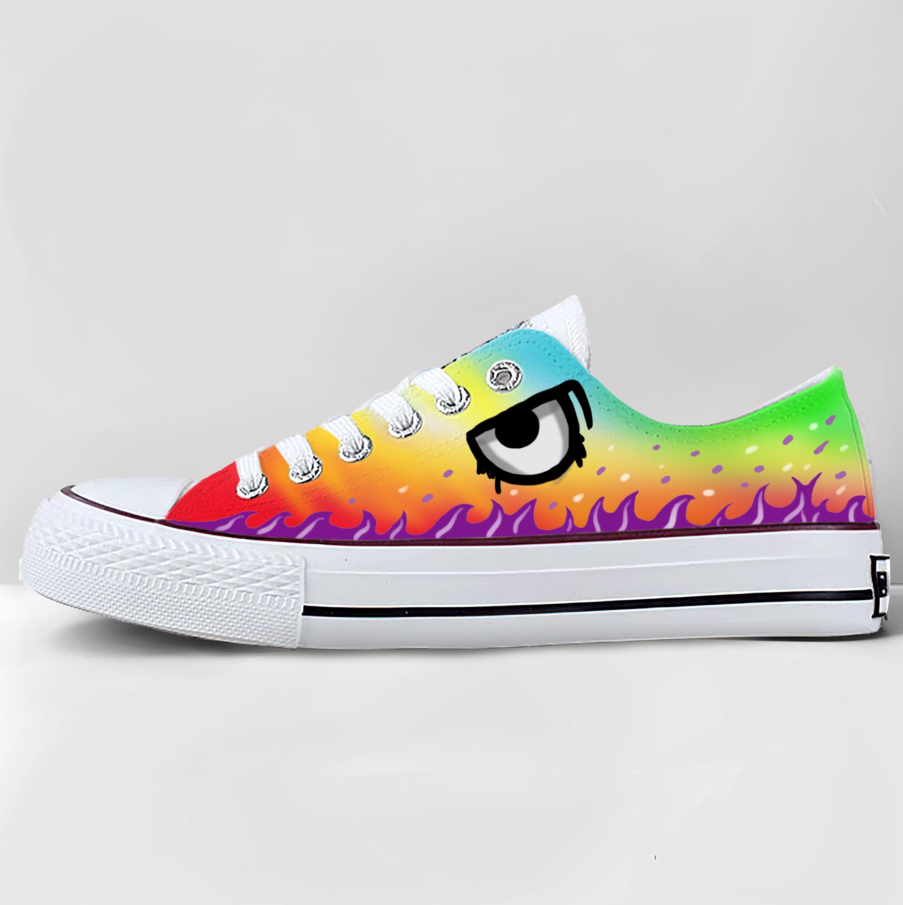 90s converse ネオンクロック　販促物 Neon Converse Shoes - Etsy