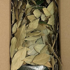 Your order comes with our handpicked and dried bay leaves. Experience the leaves on the foods and burn the leaves for reduce the anxiety and stress.