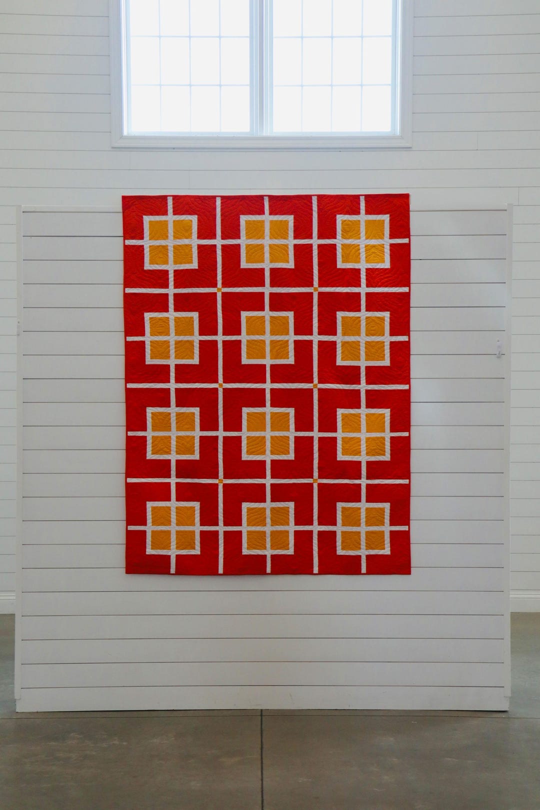 Polyhedral Quilt Pattern Squared Quilt Pattern: Modern Geometric Blanket (DIY PDF) - Etsy