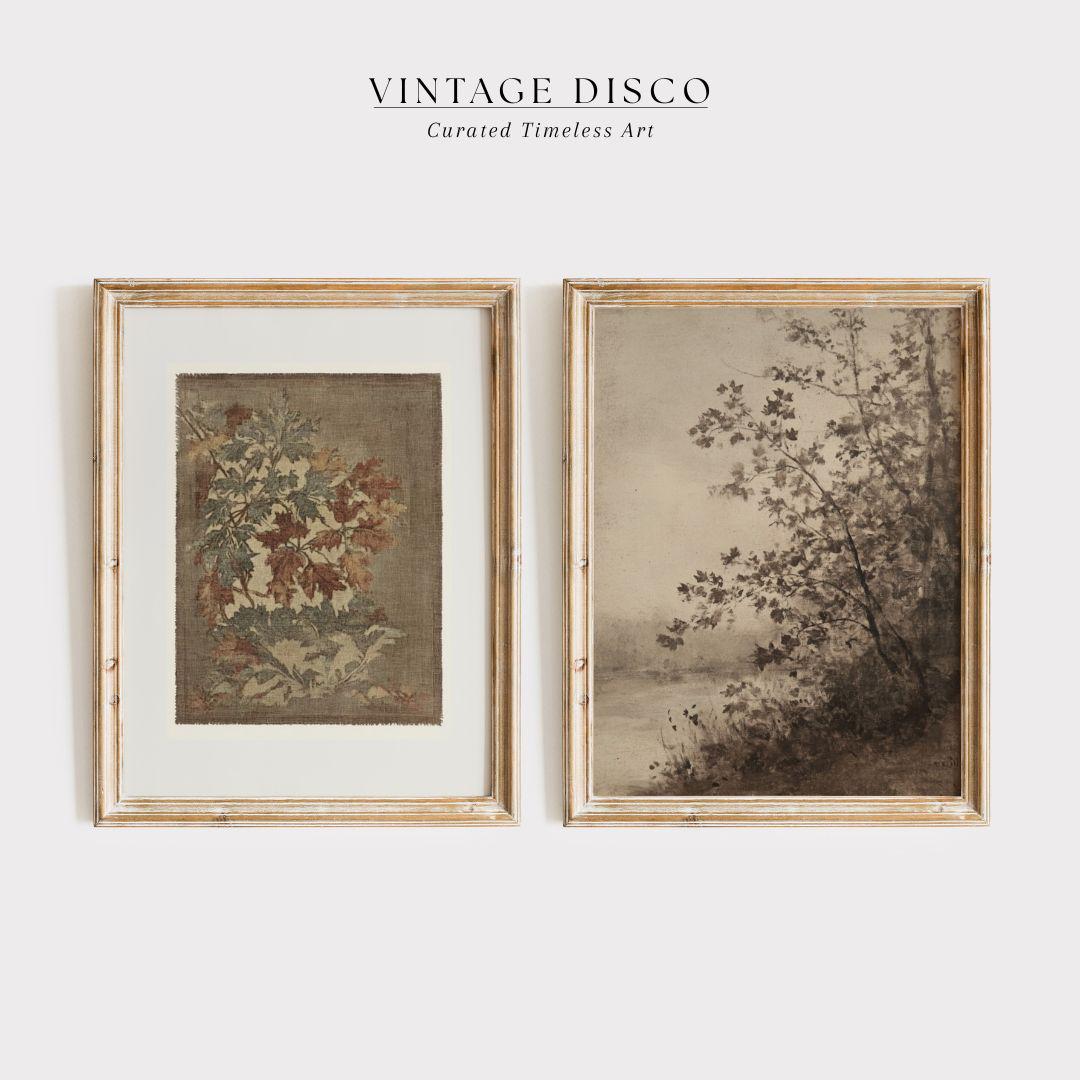 Rustic Fall Gallery Wall Set of 9 - Vintage Neutral Autumn Prints ...