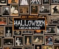 400+ Halloween Mega Bundle Prints - Spooky Fall Decor, Gothic Gallery Wall, Dark Autumn Printables