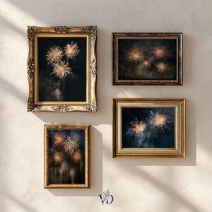 4th of July Gallery Wall Set - Independence Day Prints, Coastal Grandmillenial Patriotic Summer Art