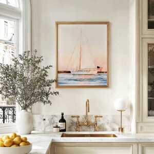 4th of July Gallery Wall Set - Independence Day Prints, Coastal Grandmillenial Patriotic Summer Art
