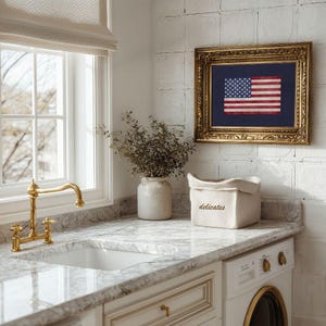 4th of July Gallery Wall Set - Independence Day Prints, Coastal Grandmillenial Patriotic Summer Art