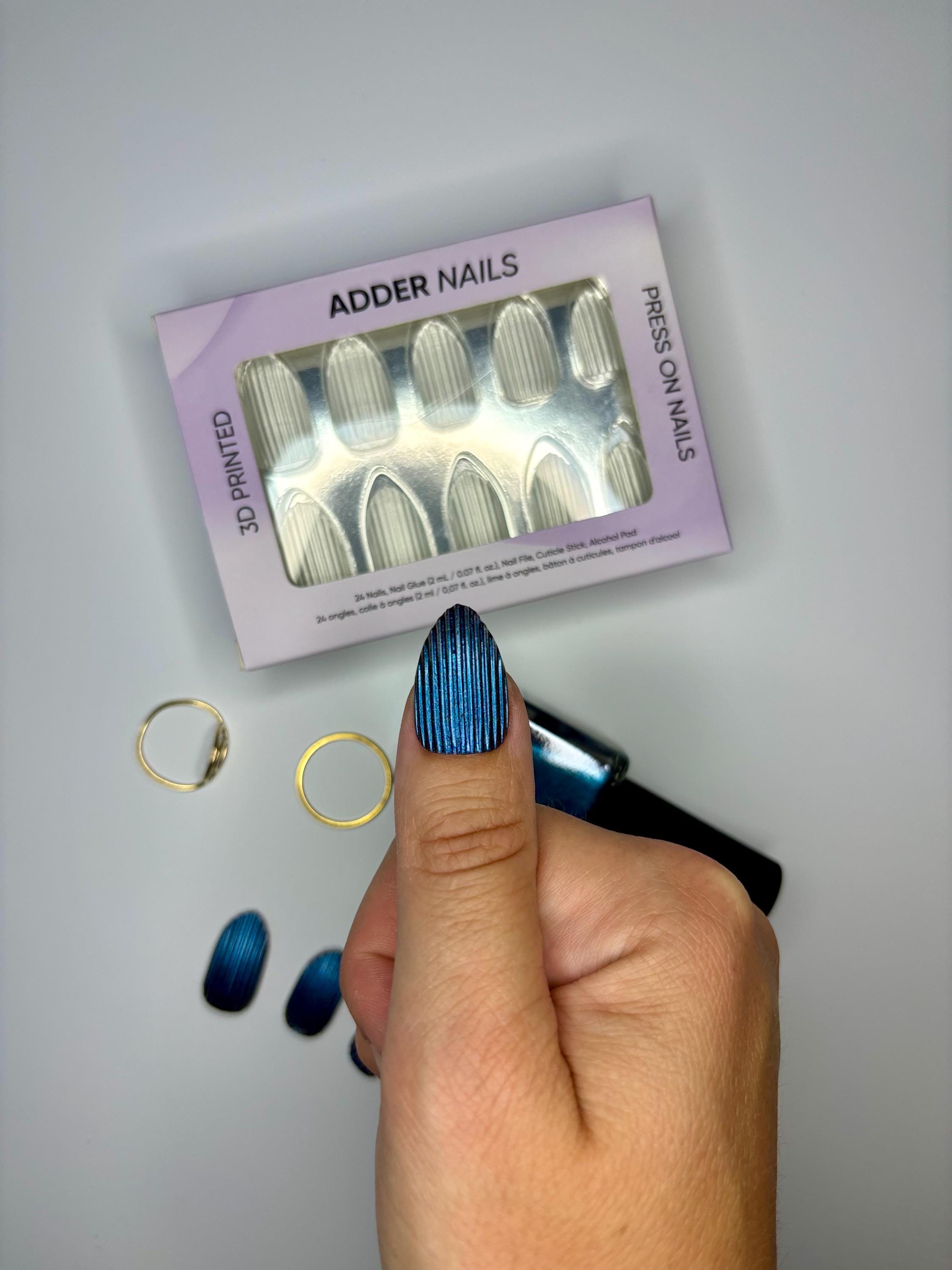 3D Printed Press On Nails Highline Etsy