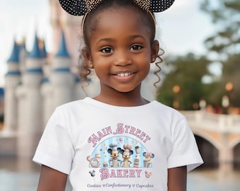 Main Street Bakery PNG, Disney Clipart, Transparent PNG for t-shirts, Digital Download, Mickey and Minnie, Disney Snacks