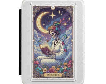 Reader Tarot Card Kindle Case | Tarot Deck Illustration