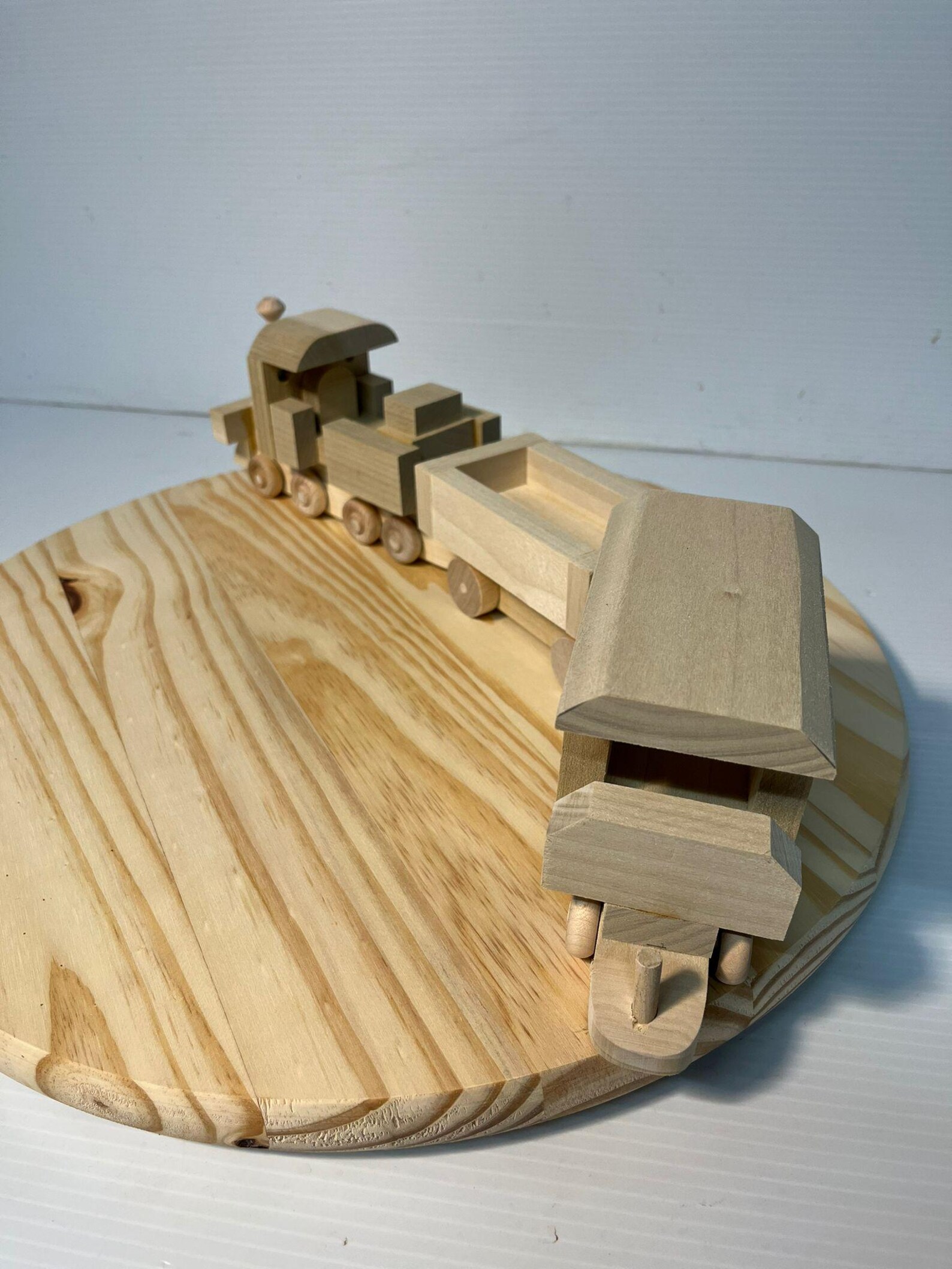 Custom Handmade 3 Train Combo Set - Engine, Rail Car, and Caboose ...
