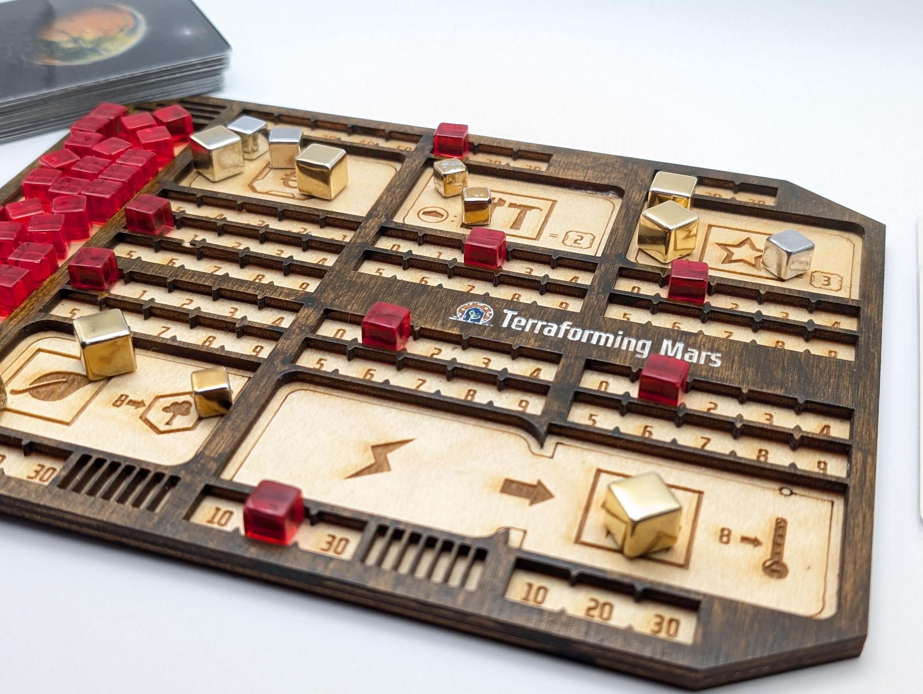 ボードゲーム「テラフォーミングマーズ」の金属製　メタル　セット Terraforming mars cubes - Etsy 日本