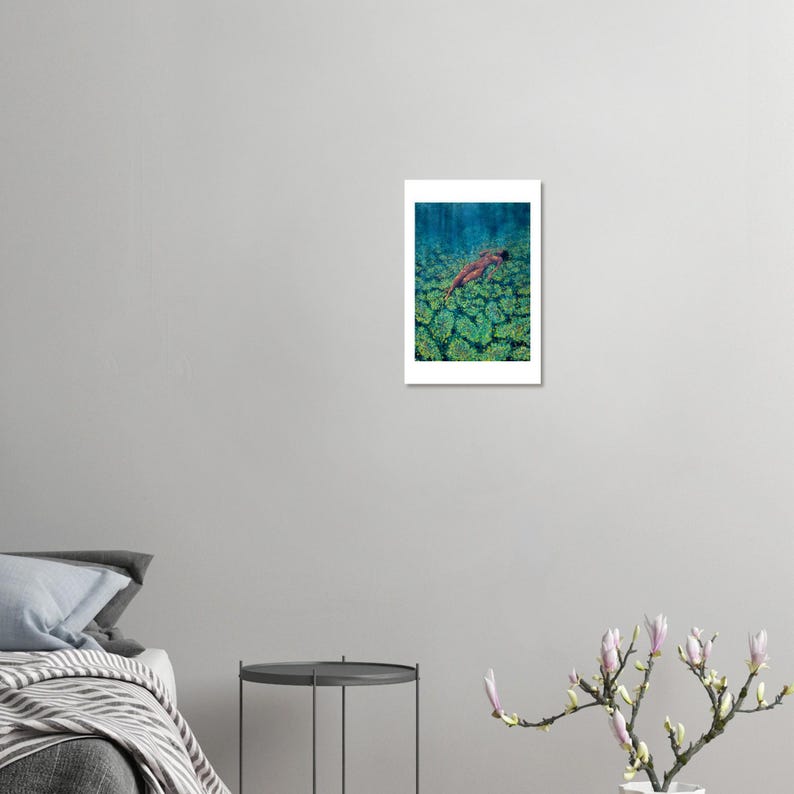 Anemonas art print by Daniel Wesson (sea anemone art), view 5